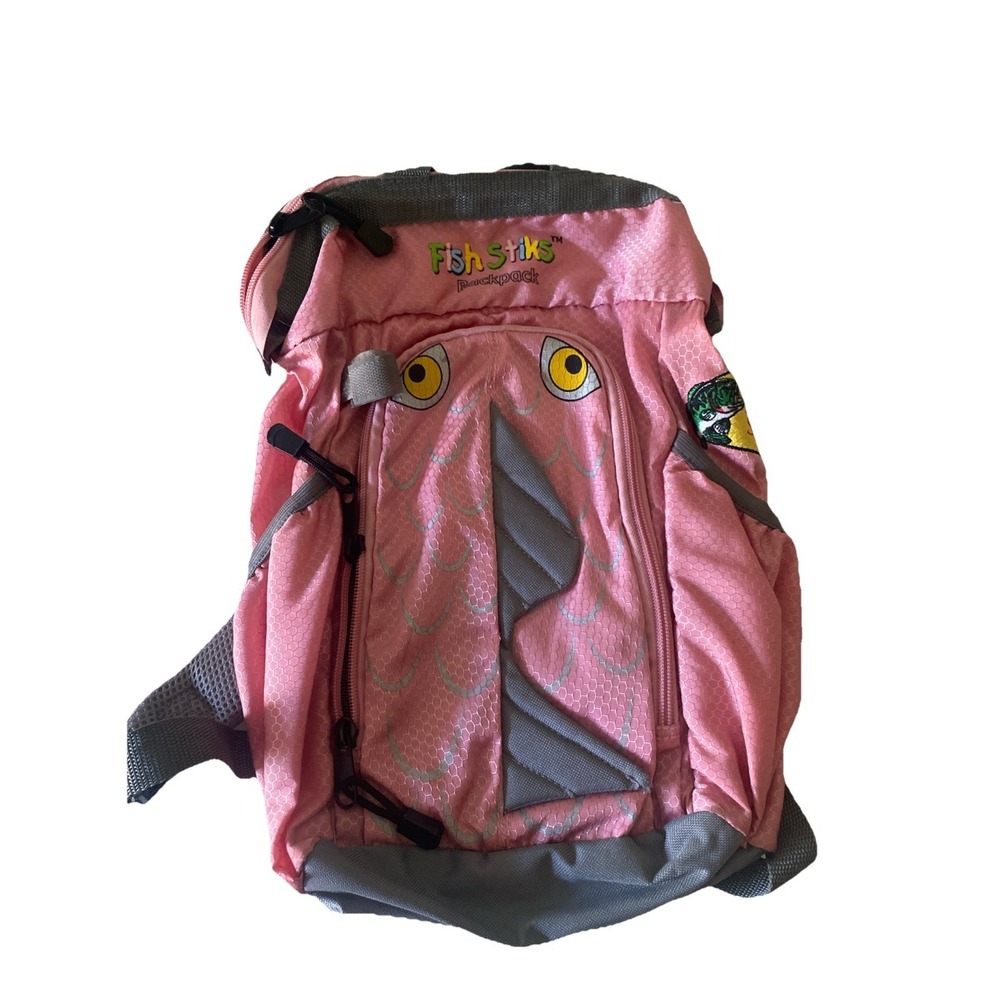 Bass Pro Shops Girls Pink Fish Stixs Backpack Whismy